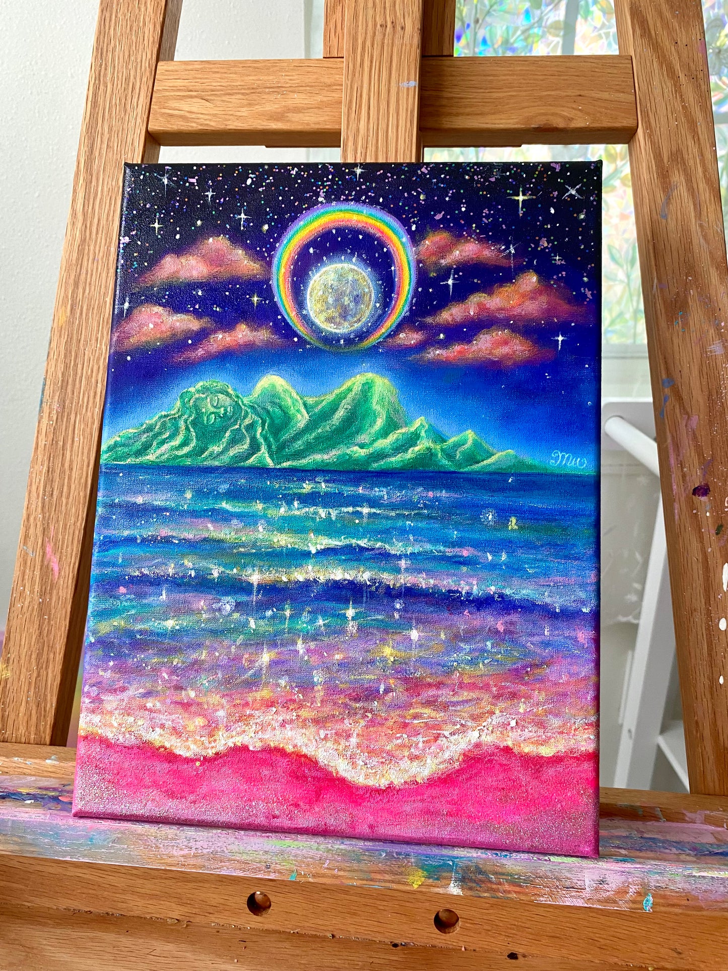 Sleeping Goddess | Original Mini Painting