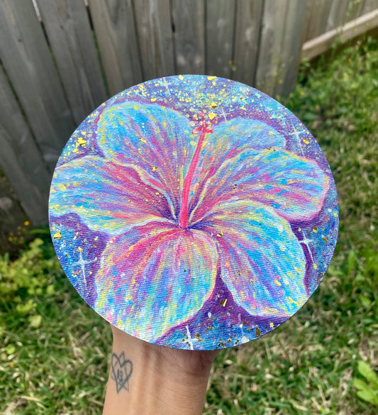 Starflower | Mini Original Magnet Painting