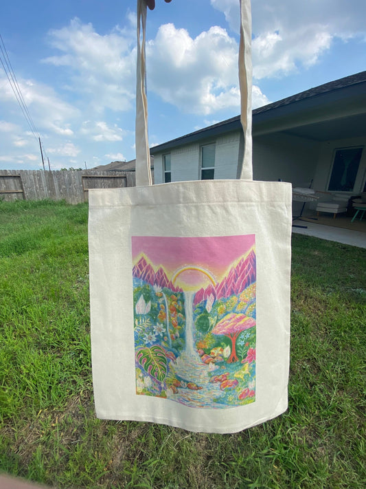 A Secret Garden | Natural Cotton Tote Bag
