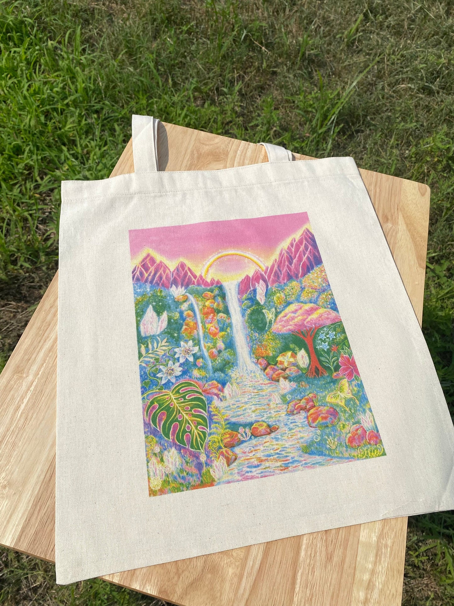 A Secret Garden | Natural Cotton Tote Bag