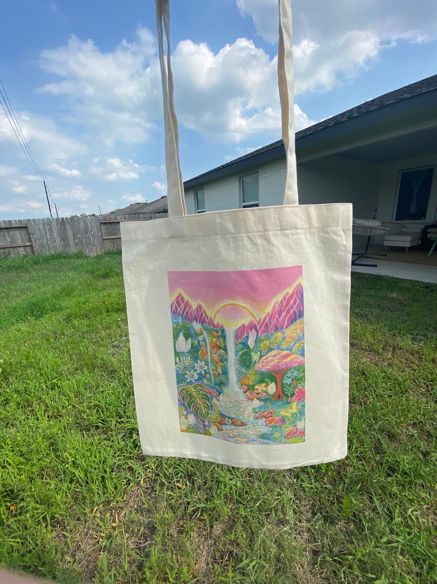 A Secret Garden | Natural Cotton Tote Bag