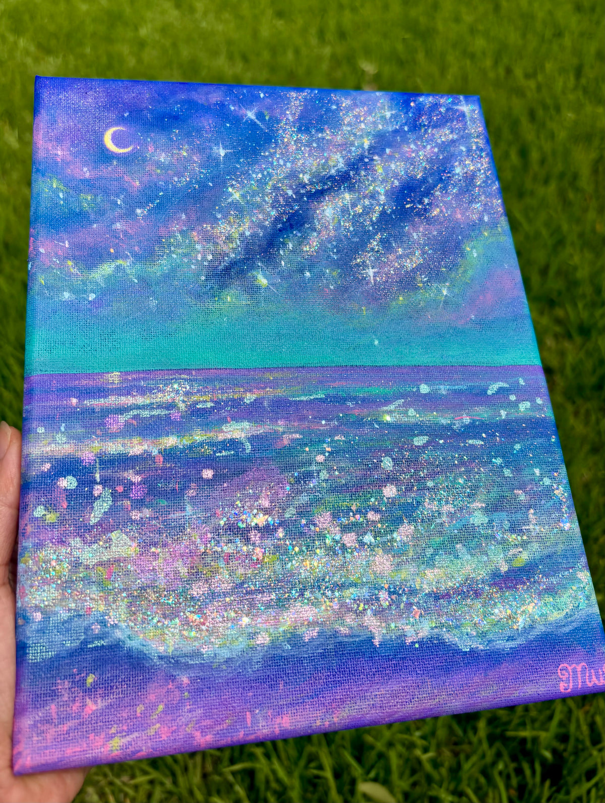 Galactic Seas | Original Mini Painting