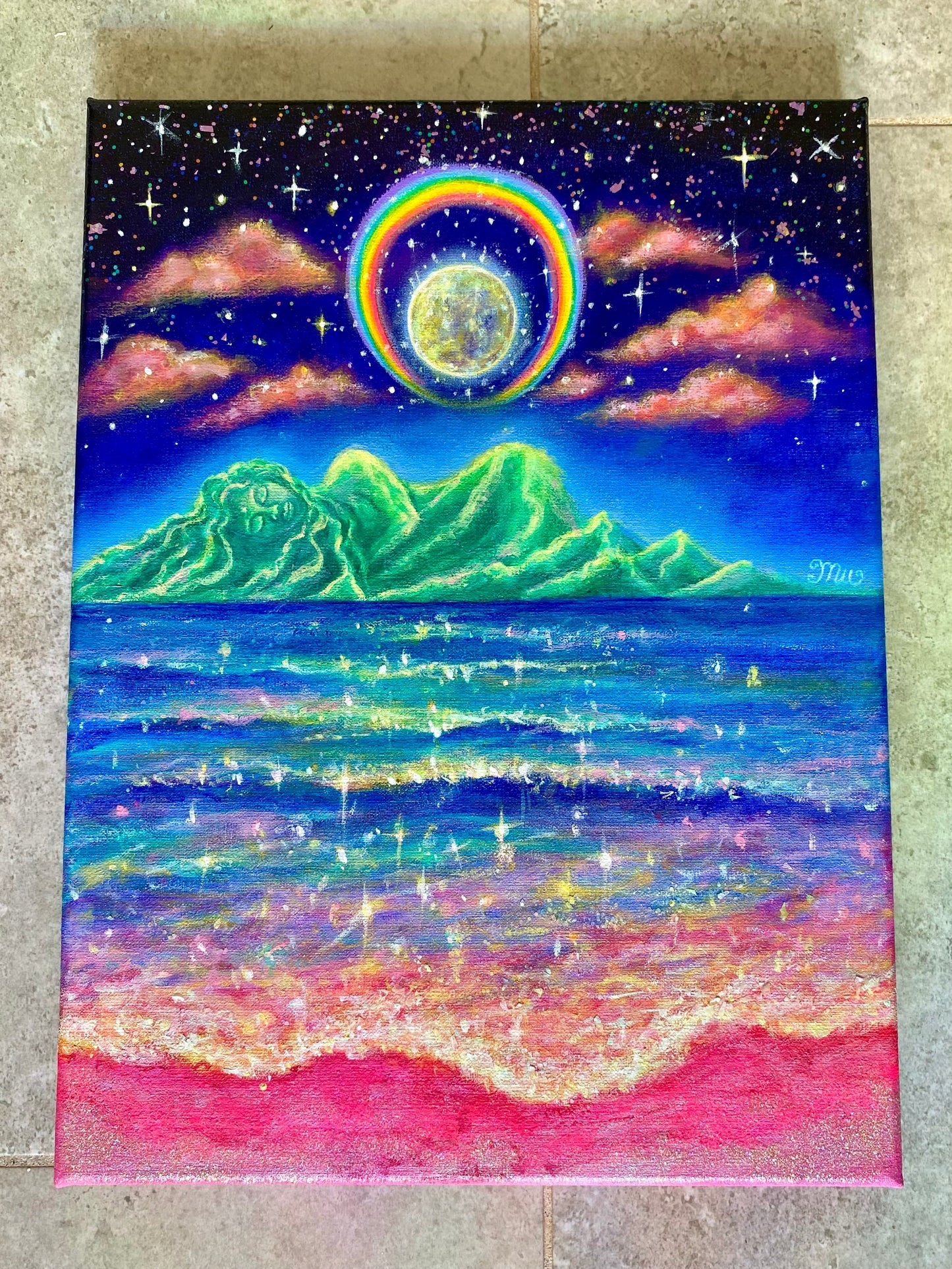 Sleeping Goddess | Original Mini Painting
