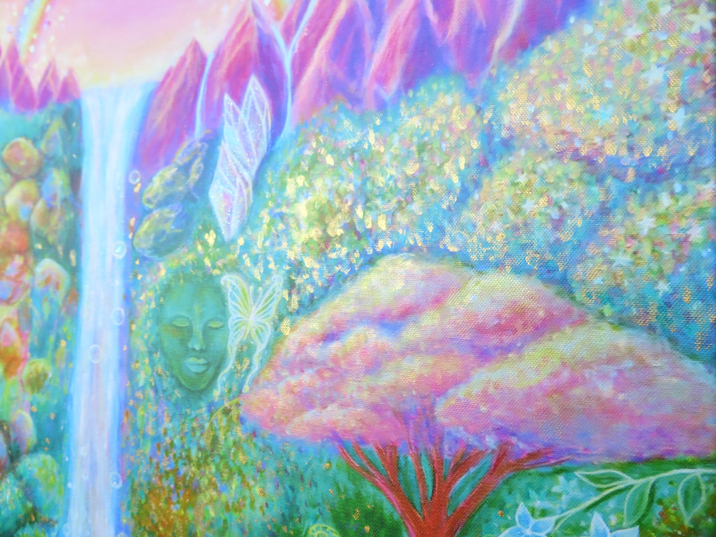 A Secret Garden | Embellished Canvas Print