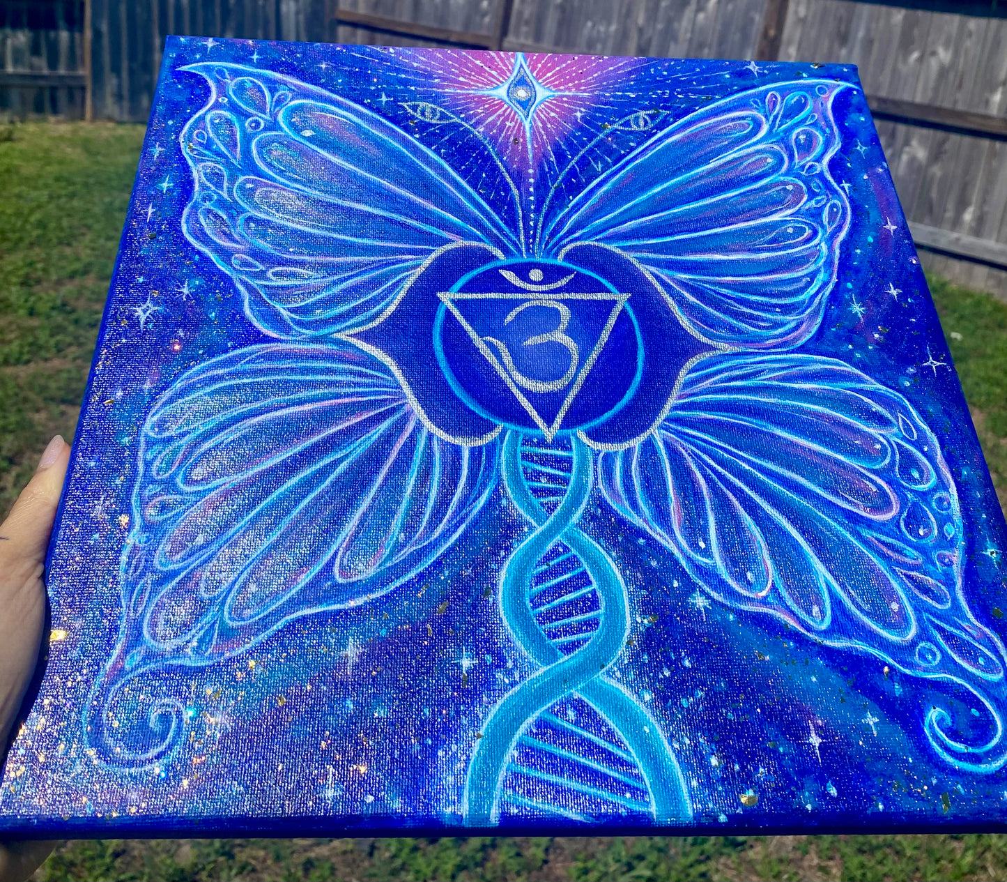 Ajna Chakra Butterfly | Original Painting