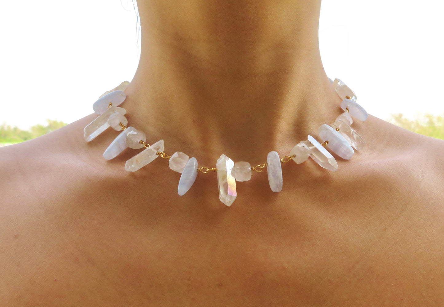Goddess | Quartz Crystal Point Necklace