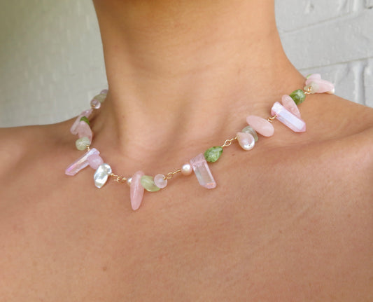 Gaia | Crystal Beaded Choker