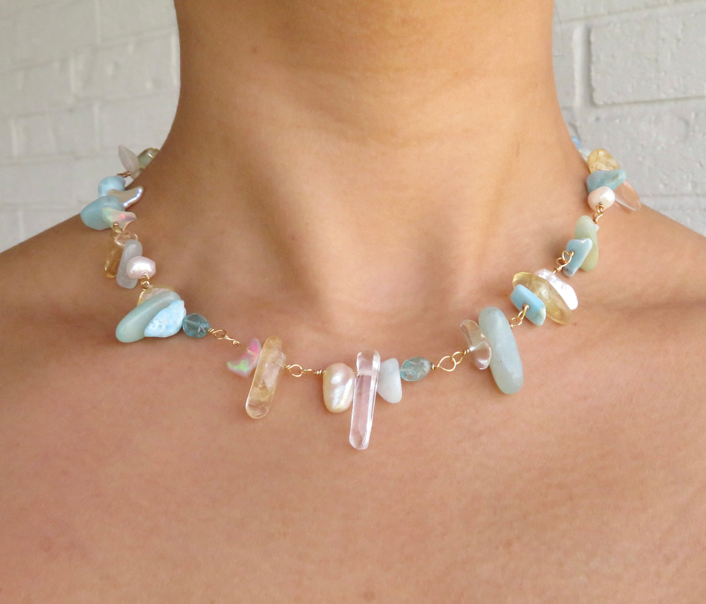 Atlantis | Crystal Beaded Choker