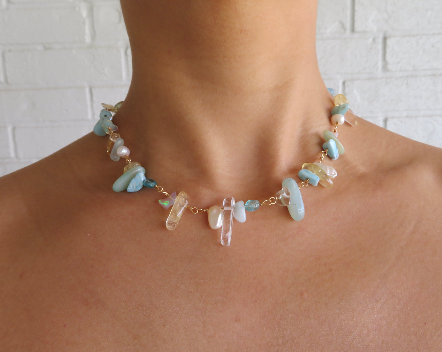 Atlantis | Crystal Beaded Choker