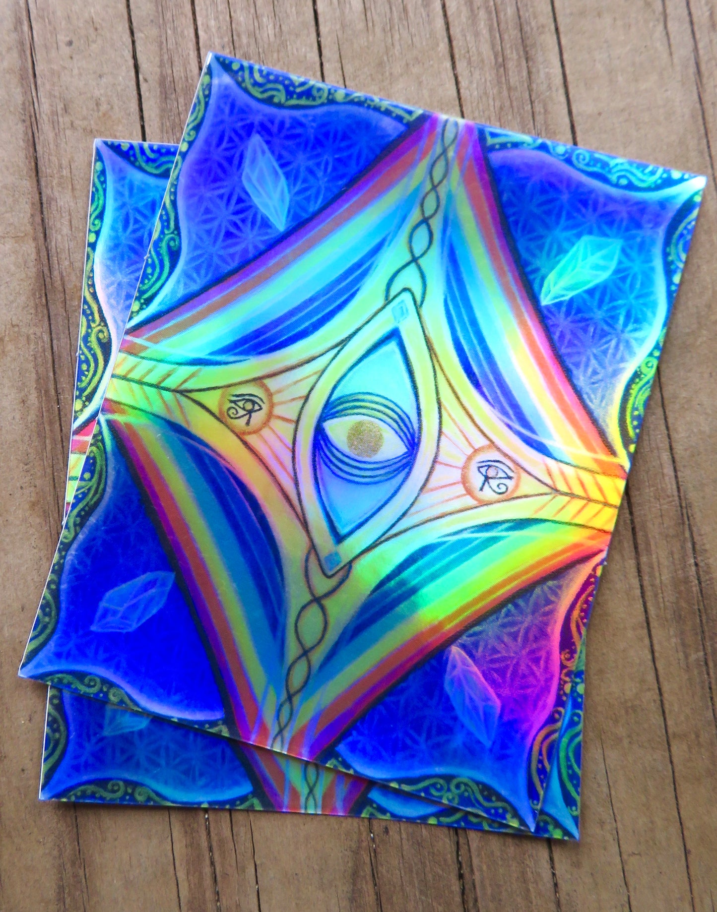 Pyramid Protection | Holographic Sticker