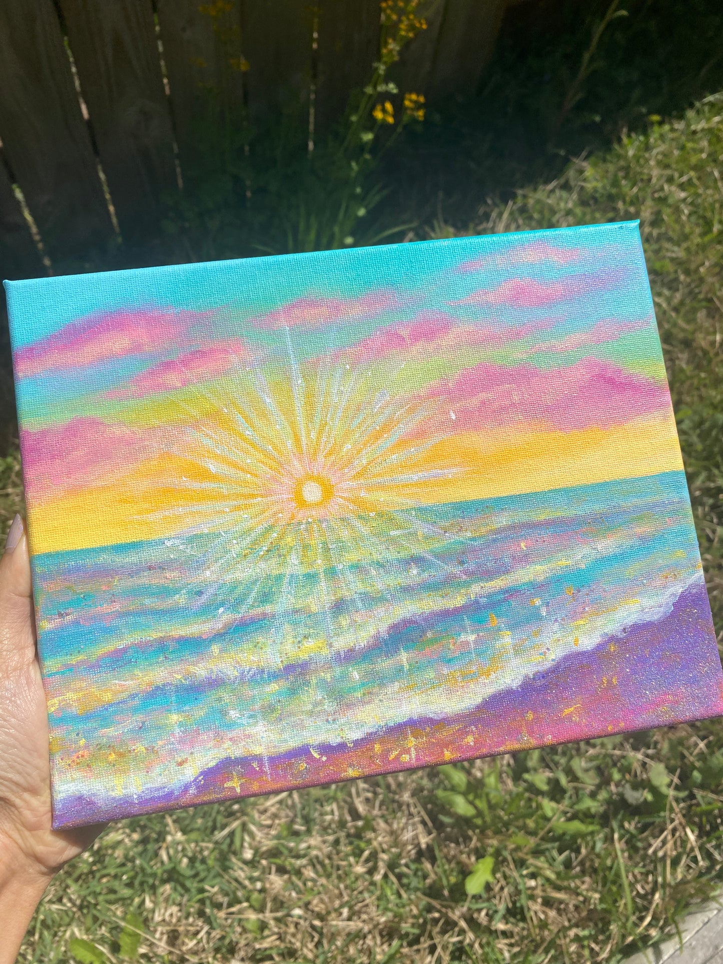 Rainbow Hour | Mini Seascape