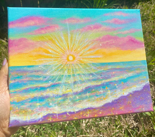 Rainbow Hour | Mini Seascape