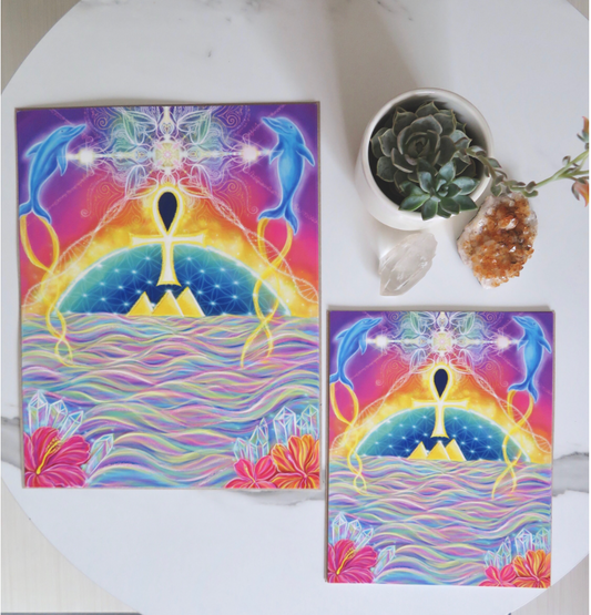 Golden Wavelengths | Art Print