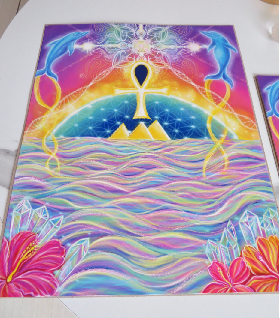 Golden Wavelengths | Art Print