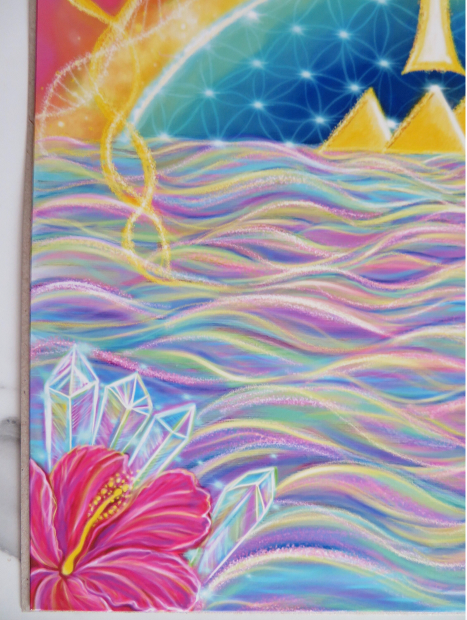 Golden Wavelengths | Art Print
