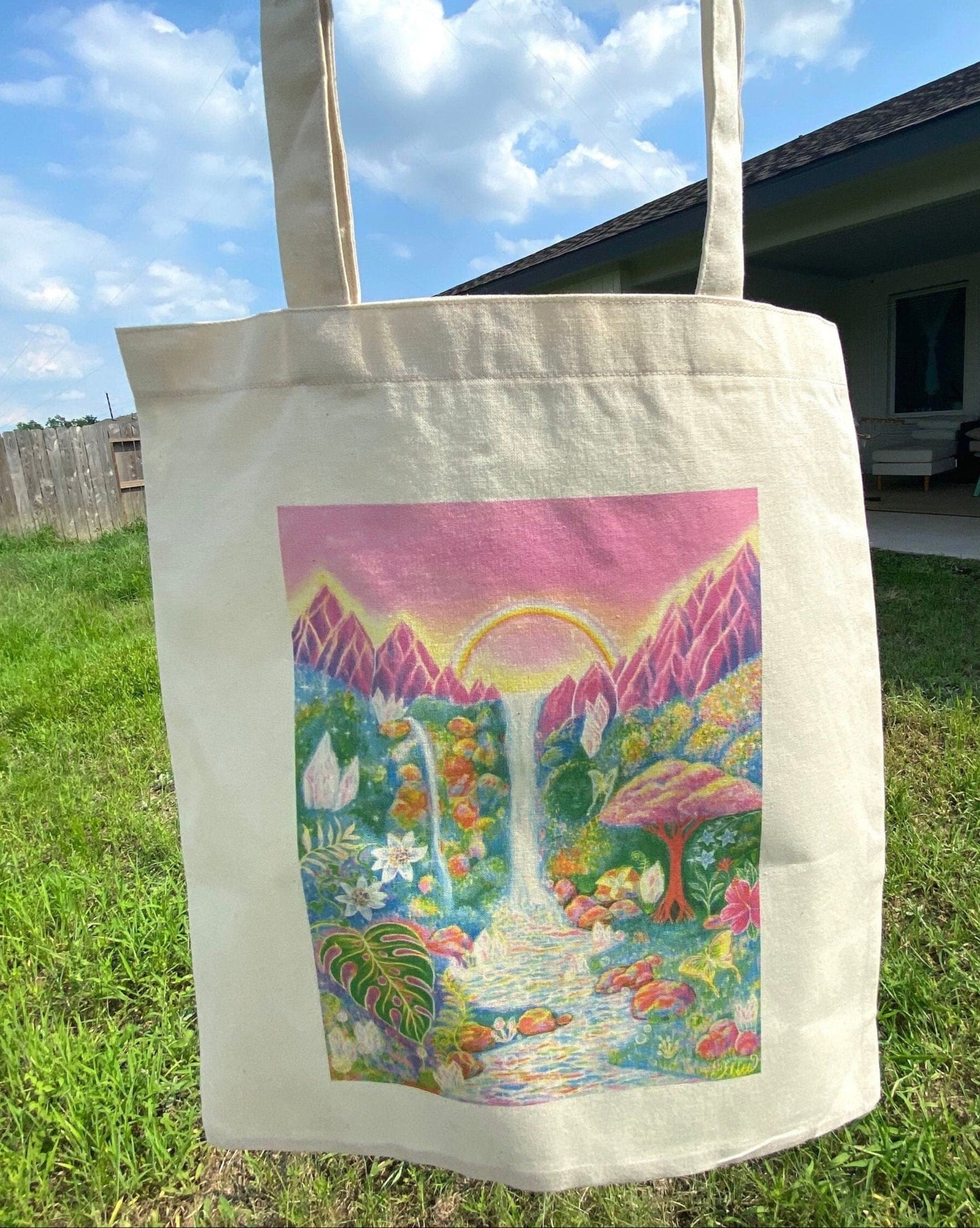 A Secret Garden | Natural Cotton Tote Bag