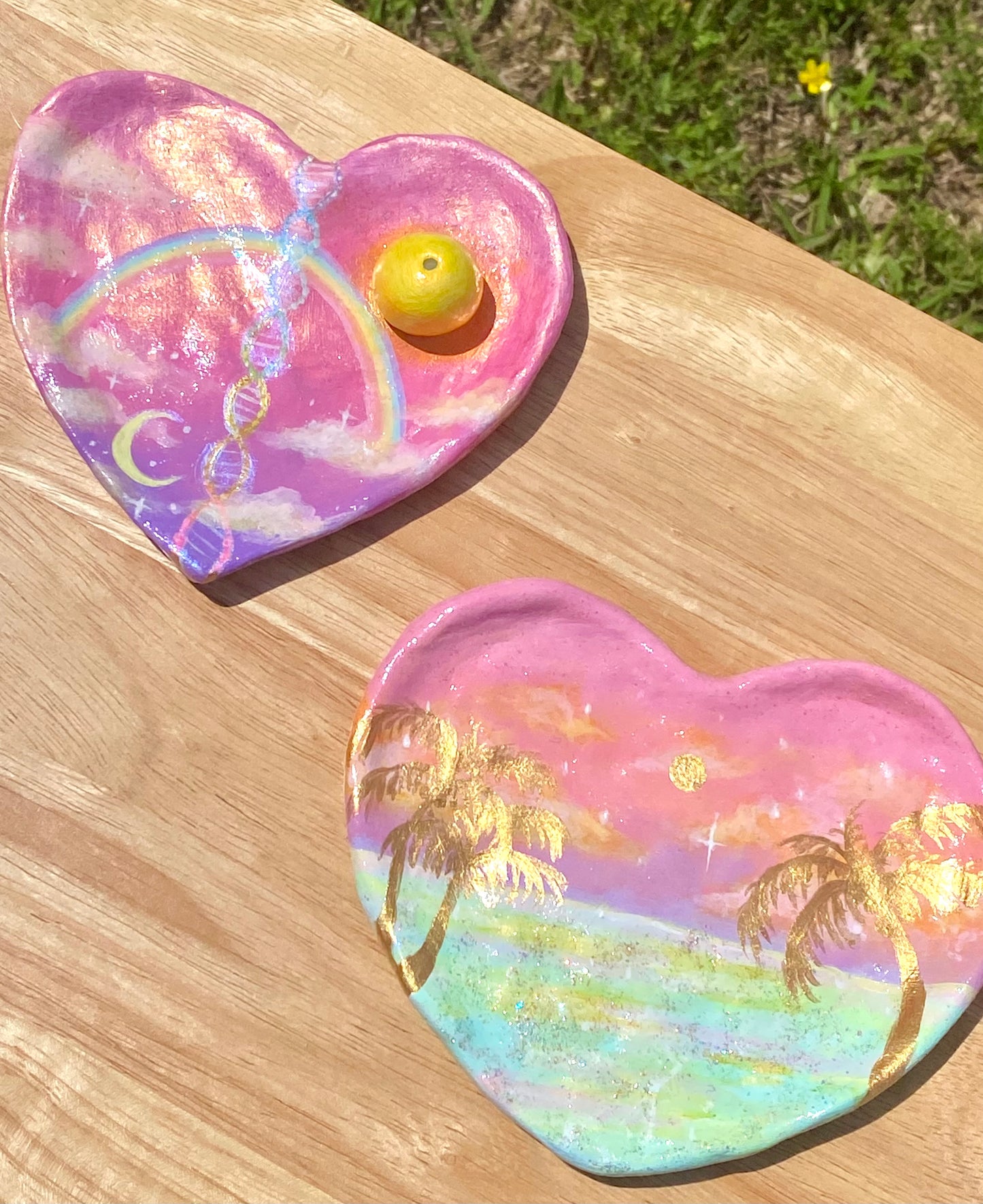 Tropical Sunset Handmade Ring Dish