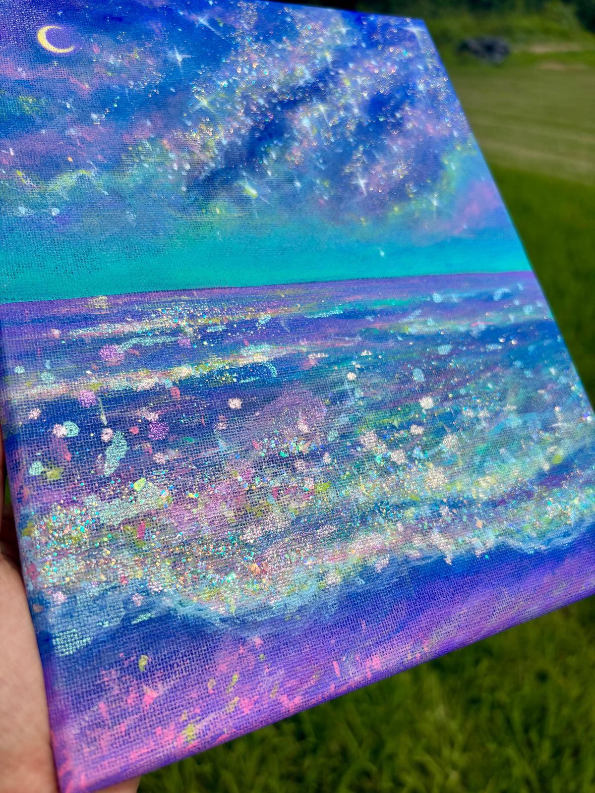 Galactic Seas | Original Mini Painting