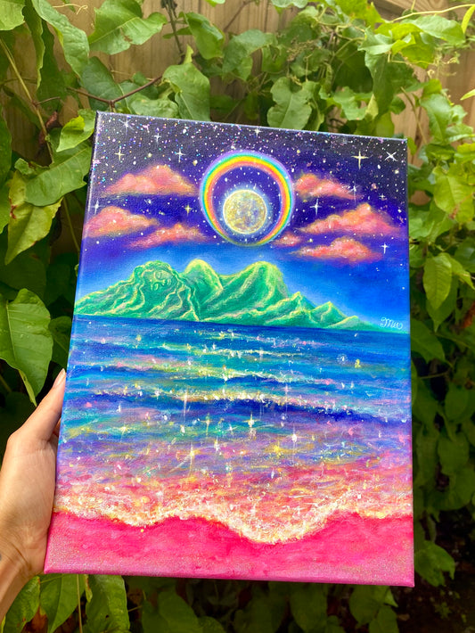 Sleeping Goddess | Original Mini Painting