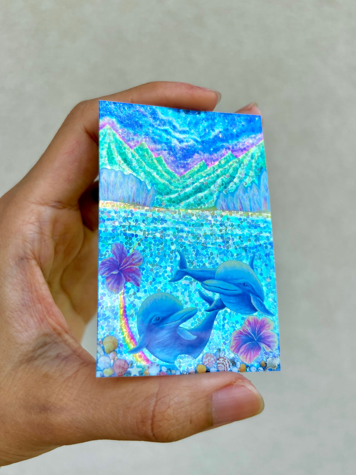 Island of Mu | Glitter Dolphin Sticker