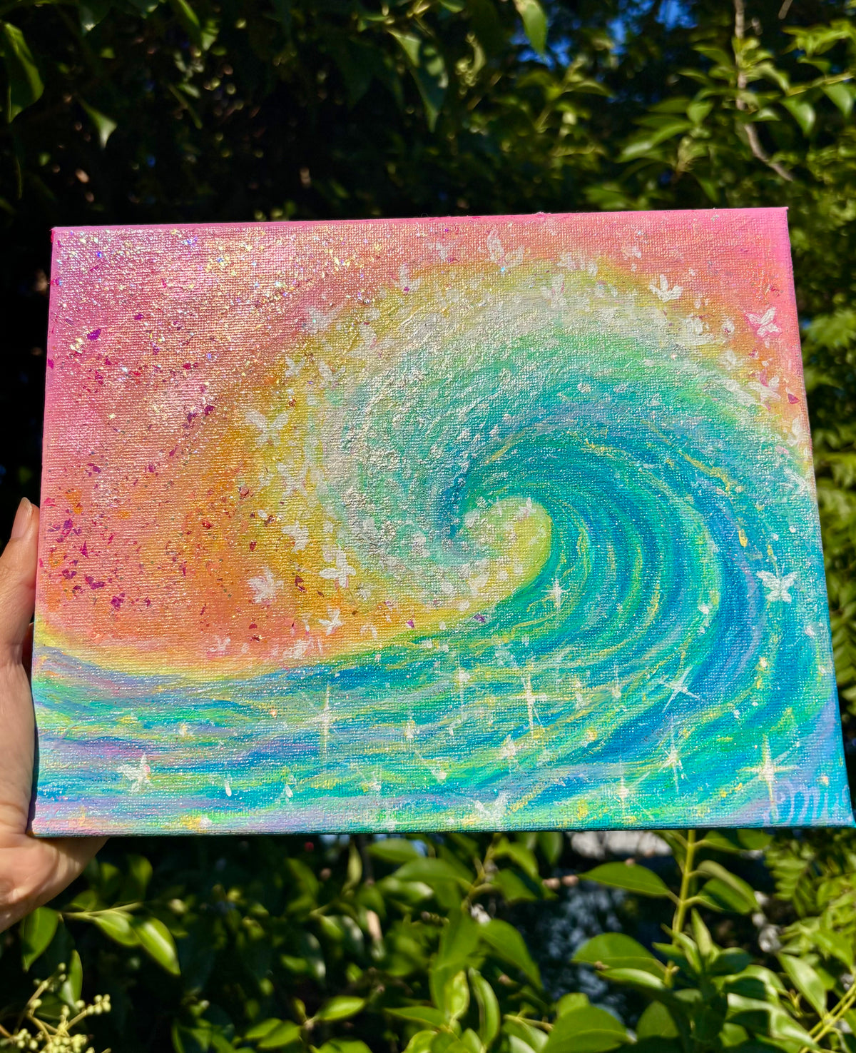 Butterfly Wave | Original Mini Painting